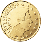 Luxembourg 20 cent