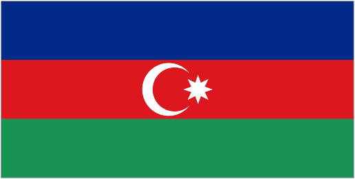 National Flag of Azerbaijan