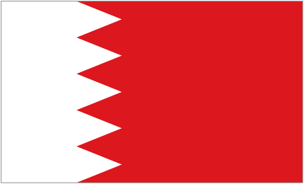 National Flag of Bahrain