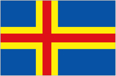 Aland Islands Flag