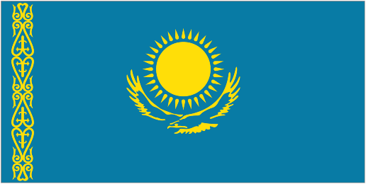 National Flag of Kazakhstan