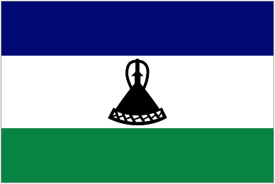 National Flag of Lesotho