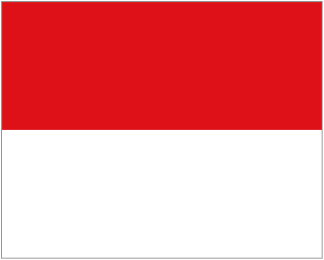 National Flag of Monaco