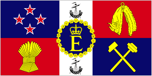 Personal Flag of HM The Queen of New Zealand