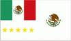President Flag of Mexico