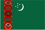 National Flag of Turkmenistan