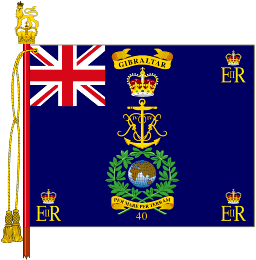 The Regimental Colour of 40 Commando, The Royal Marines