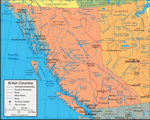 Map of British Columbia