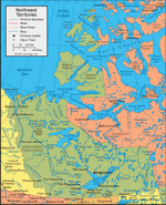 Map of Northwest Territories