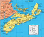 Map of Nova Scotia