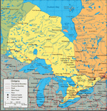 Map of Ontario