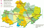 Map of Akmola Oblast