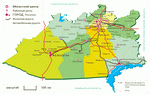 Map of Karagandy Oblast