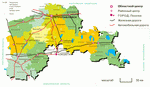 Map of North Kazakhstan Oblast