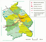 Map of Pavlodar Oblast