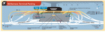 Parking scheme near McNamara terminal of Detroit Metropolitan Airport