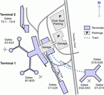 Parking scheme of Las Vegas McCarran International Airport