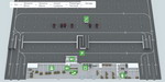 Parking scheme of Ljubljana Joze Pucnik Airport