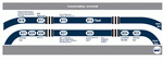 The scheme of the buses stopping at the airport of Oslo International Airport