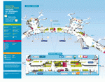 Western terminal layout of Paris Orly Airport