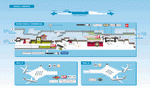 South terminal layout of Paris Orly Airport