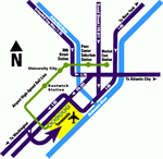 Parking scheme of Philadelphia International Airport