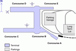 Parking scheme of Portland International Airport