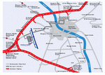 Scheme to arrive at the Salzburg W.A. Mozart Airport