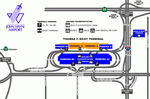 Parking scheme of John Wayne Airport