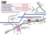 Parking scheme of Lambert St. Louis International Airport