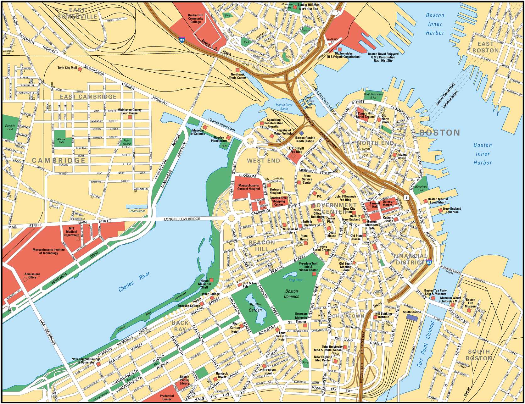 Map of Boston