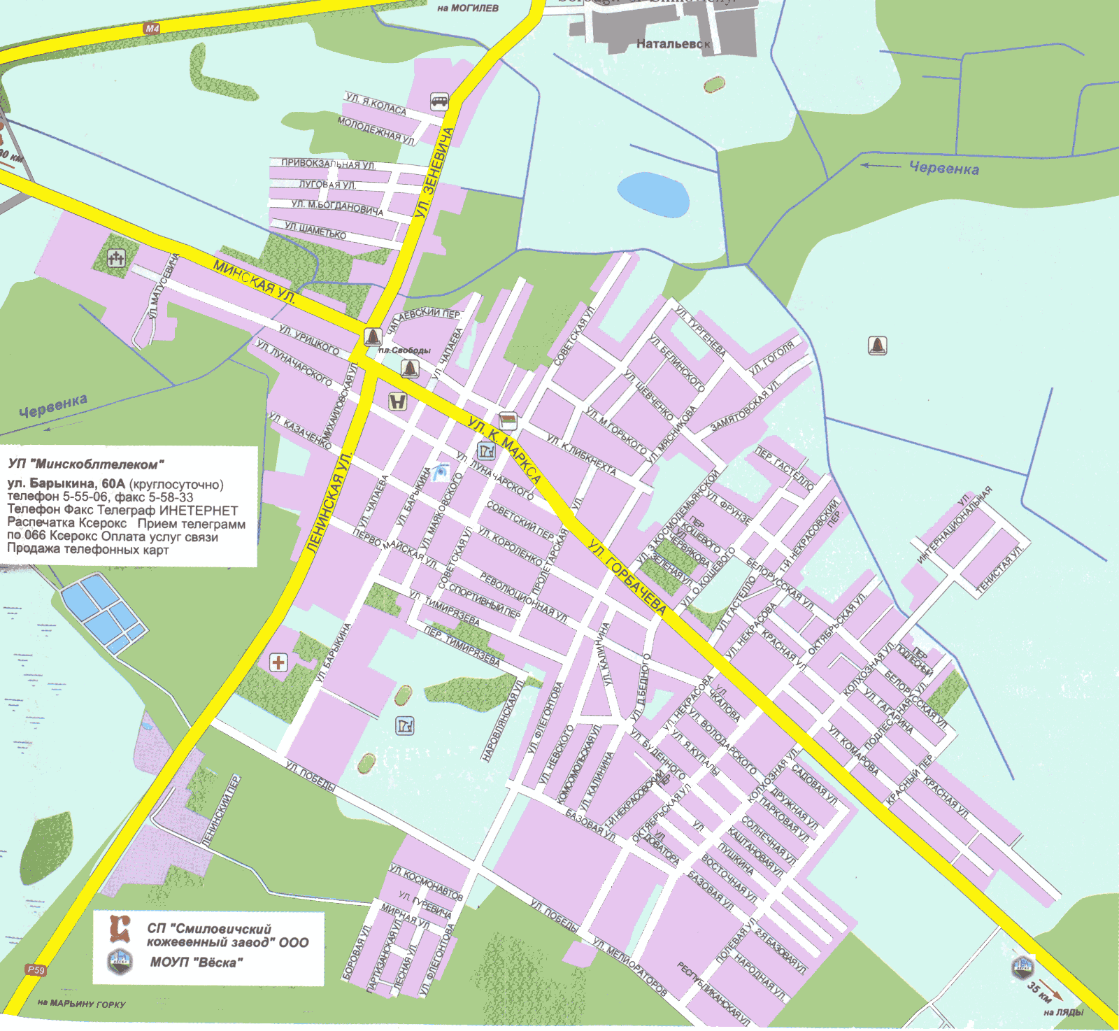 Map of Cherven
