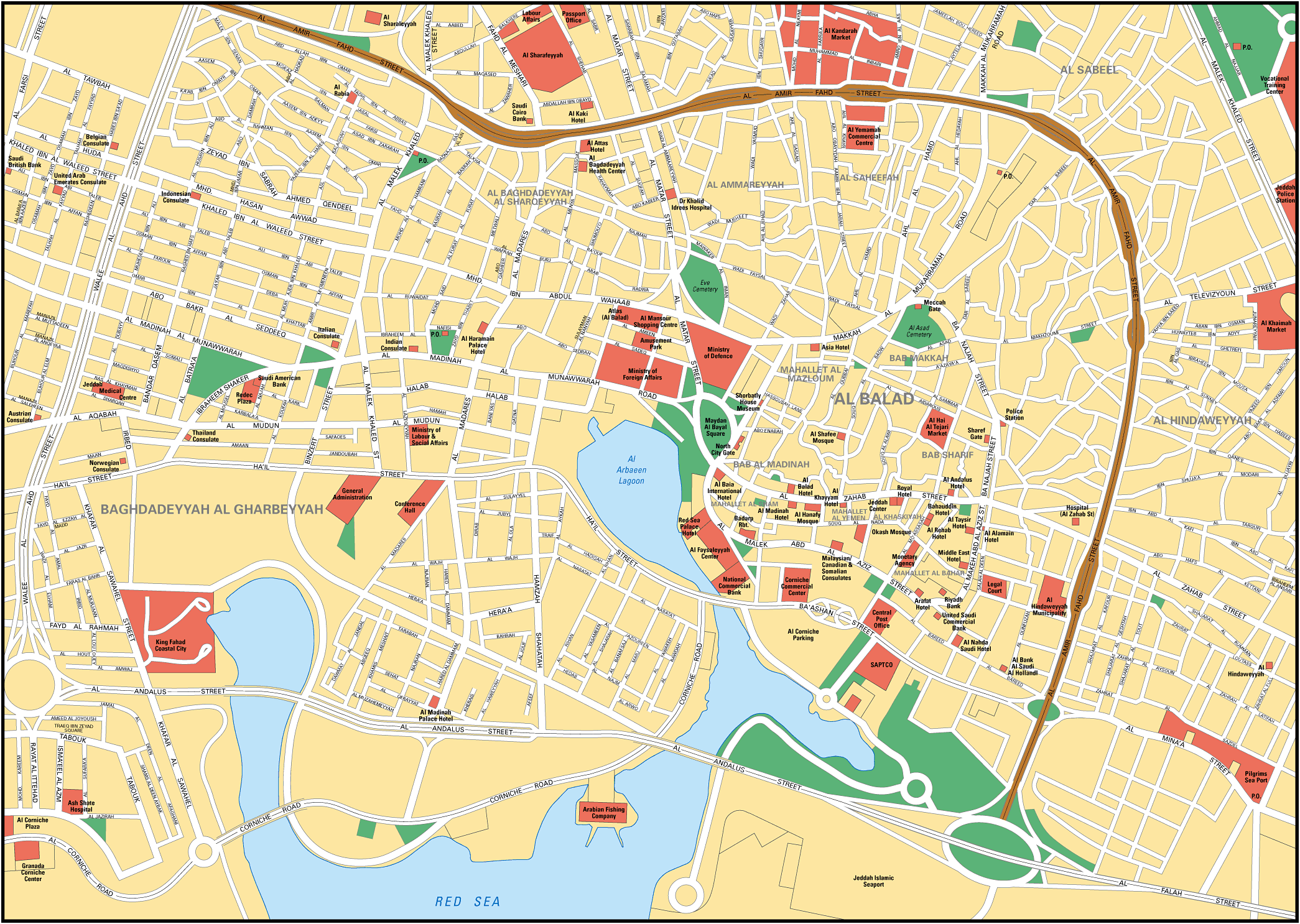 Map of Jeddah