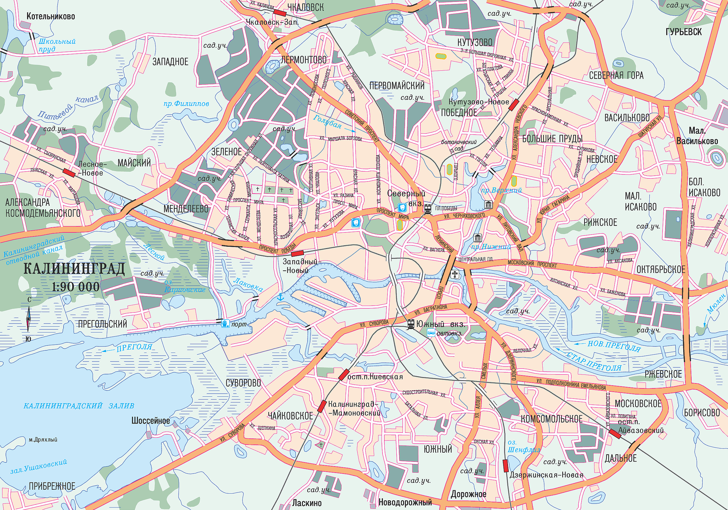 Map of Kaliningrad