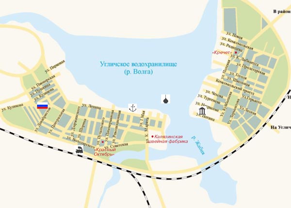 Map of Kalyazin
