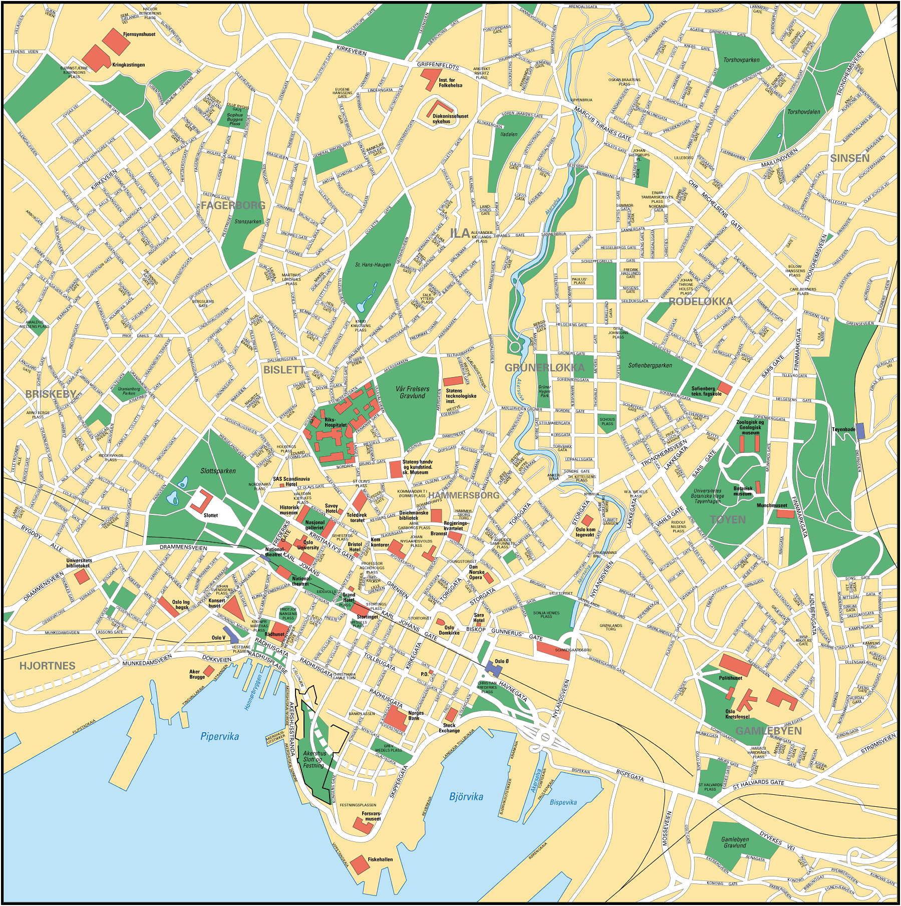Map of Oslo