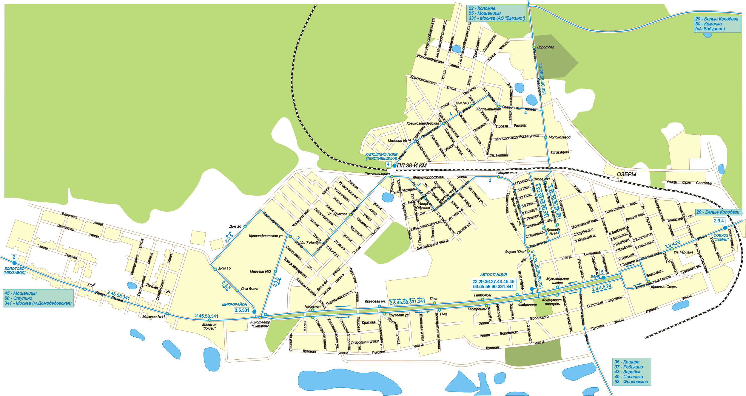 Map of Ozery