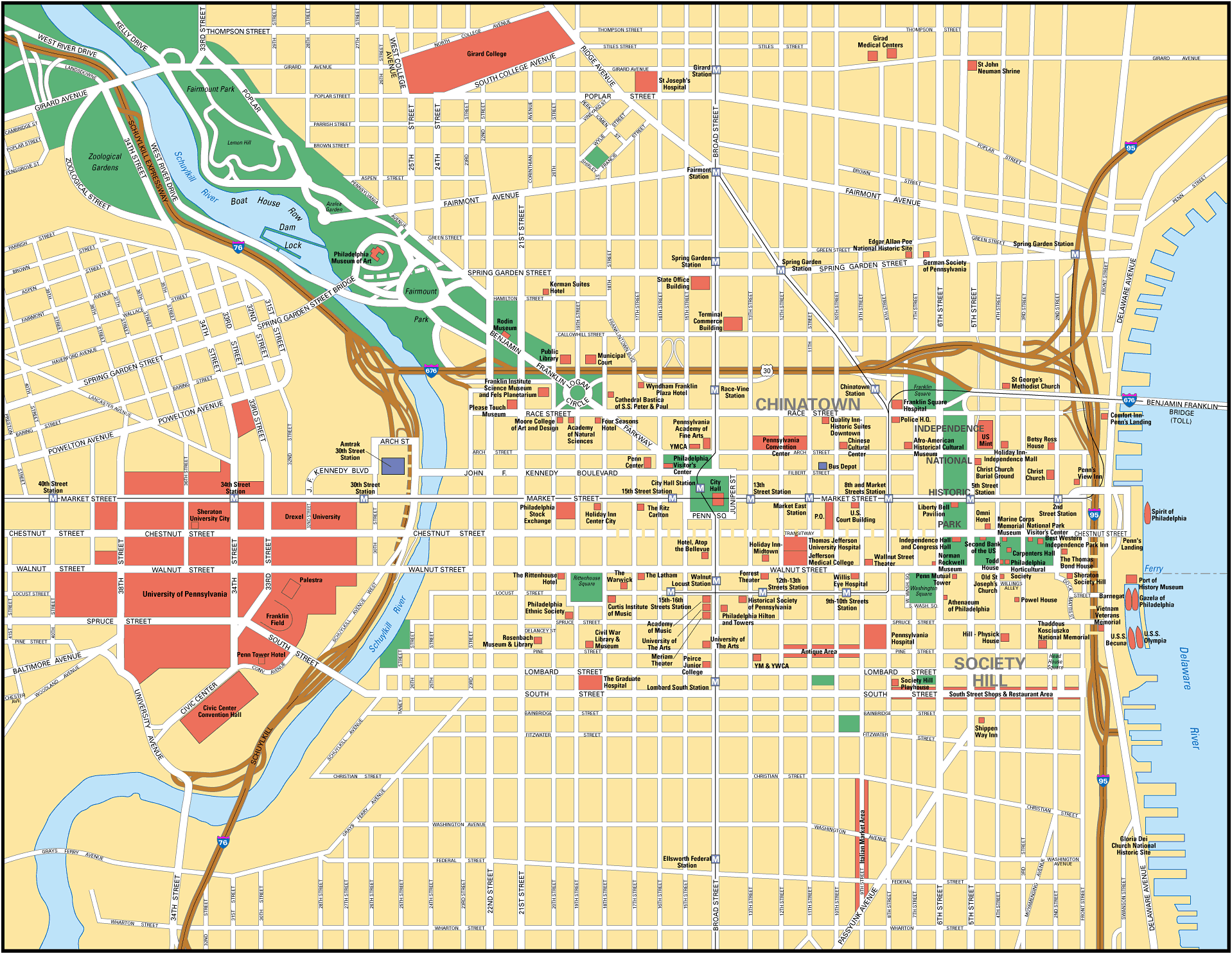 Map of Philadelphia