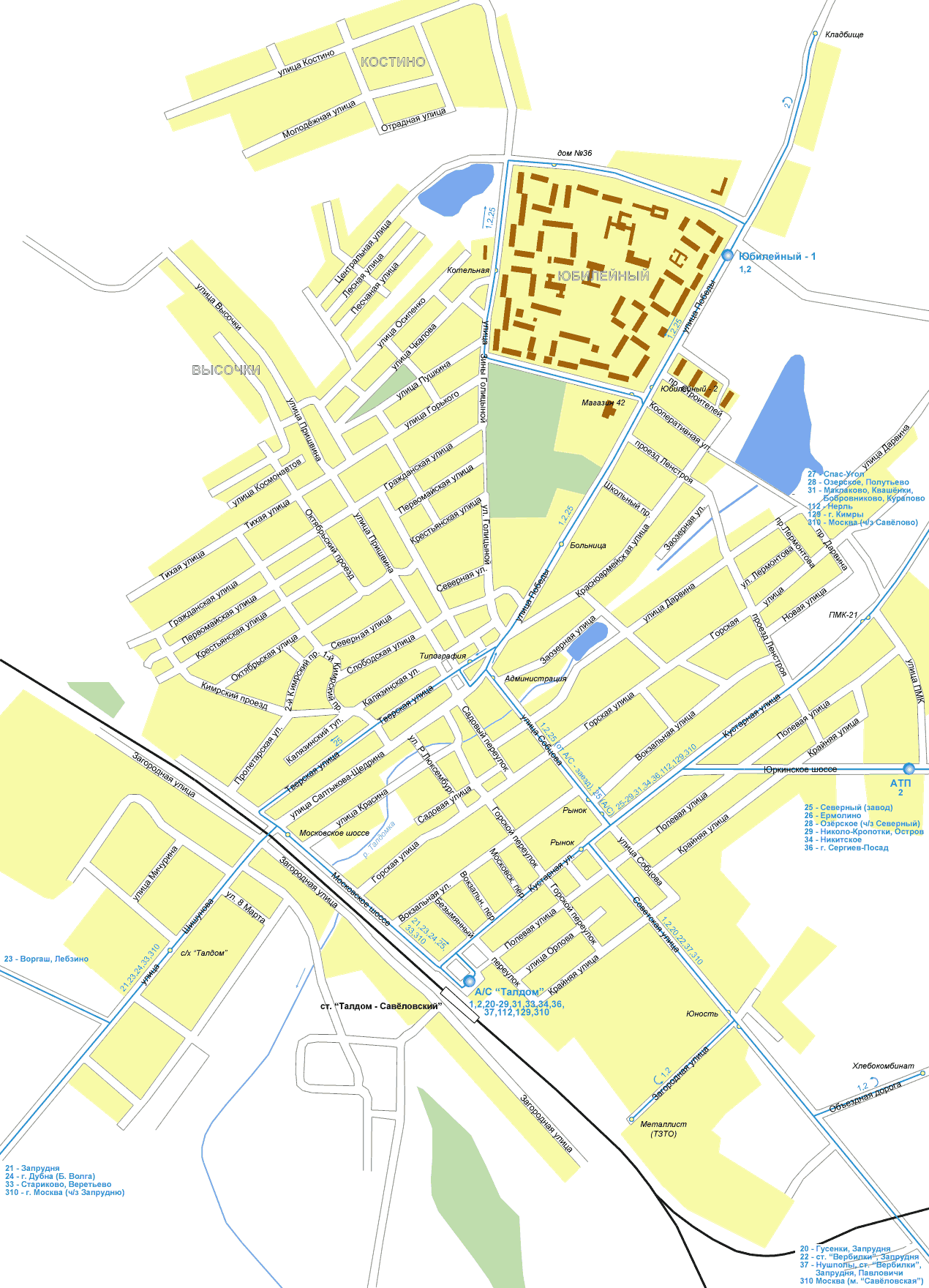 Map of Taldom