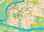 Map of Bauska