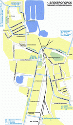 Map of Elektrogorsk