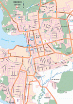 Map of Izhevsk