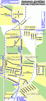 Map of Likino-Dulevo