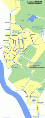 Map of Lytkarino