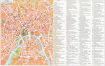 Map of central part of Moscow