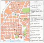 Map of central part of Murom