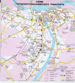Map of Nizhniy Novgorod