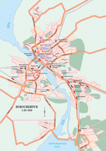 Map of Novosibirsk