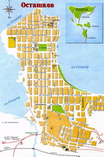Map of Ostashkov
