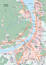 Map of Perm